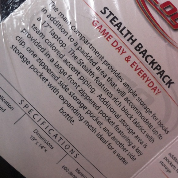 Brand new WV backpack. - Picture 3 of 3