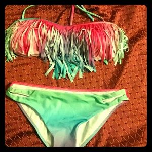 Fun Rainbow Bathing Suit Large
