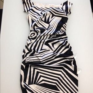 Black and white dress