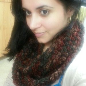 Infinity scarf..just made it!!!