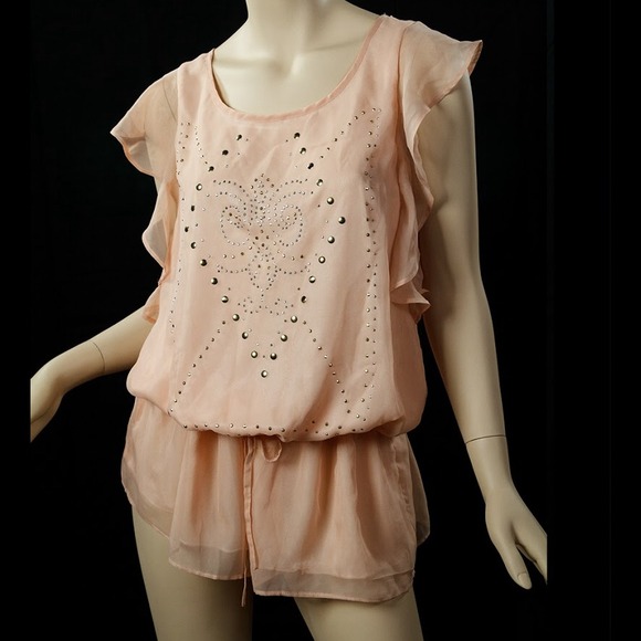 🚫SOLD🚫Brand New Studded Chiffon Tunic