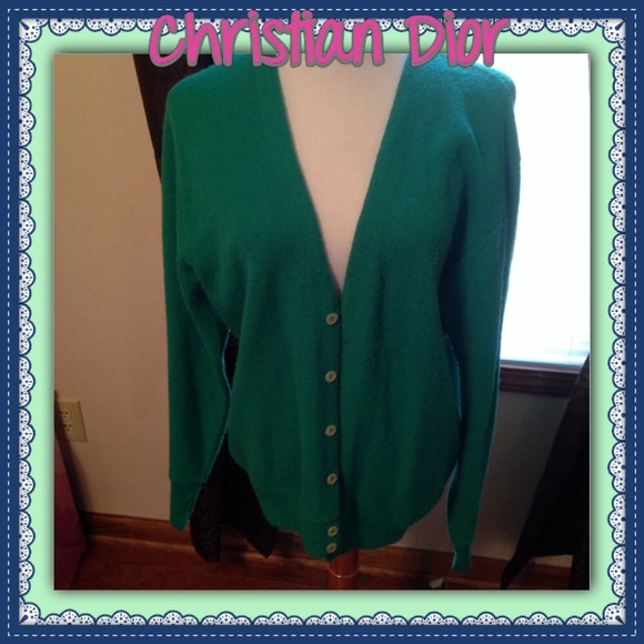 Christian Dior cardigan.