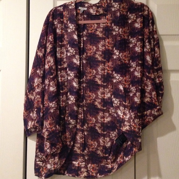 Ecote open draped top
