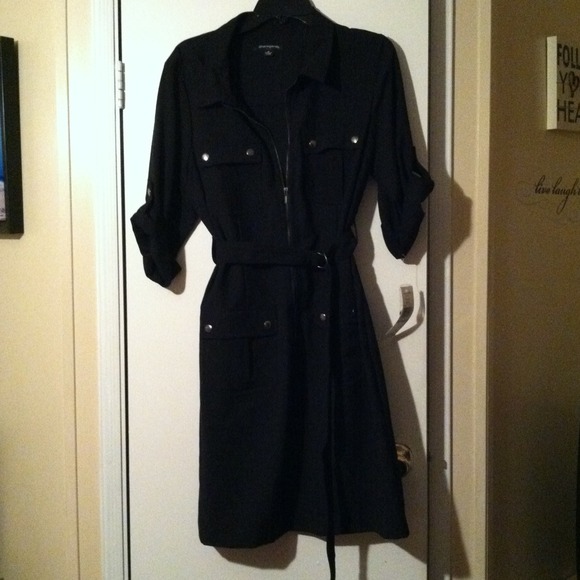 Trench coat dress