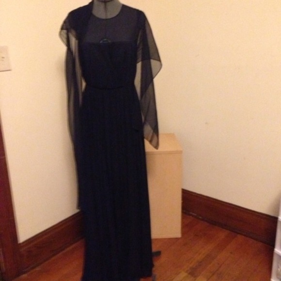 Calvin Klein blue formal dress