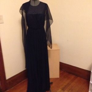 Calvin Klein blue formal dress