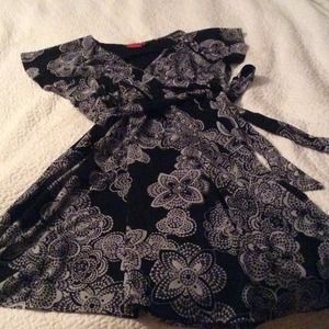 Faux wrap dress....cute spring/summer weight