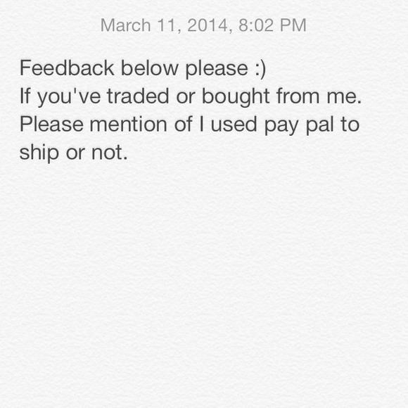 Feedback