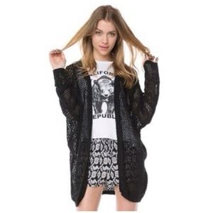 🚫SOLD🚫 Brandy Melville Black Moselle Cardigan