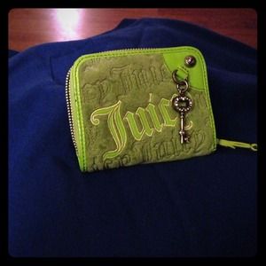 Juicy wallet Lime Green & Pinks