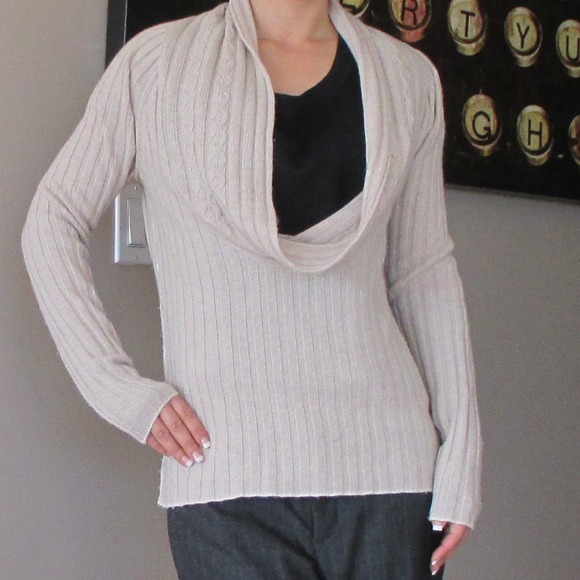 Banana Republic Cashmere Cowl Sweater Petite Small