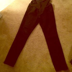 Maternity skinny jeans bundle black and blue