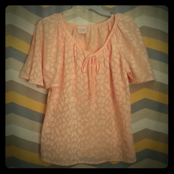 Peach Leaf Shirt