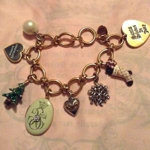 Juicy couture limited edition xmas charm bracelet