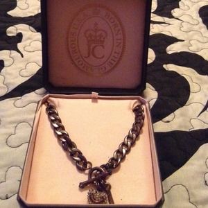 Copper juicy couture starter necklace