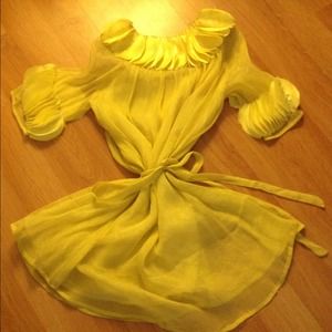 Yellow dress