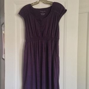 Purple Liz Lange Maternity Dress