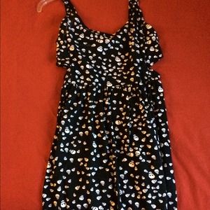 💀Black and white skull dress💀