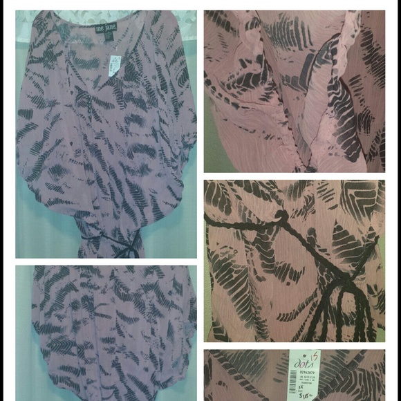 Lightweight, oversized pink prink top PLUS