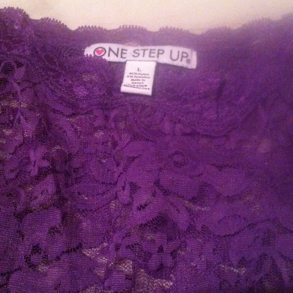 🔴SOLD🔴 Purple lace long sleeve - Picture 2 of 2