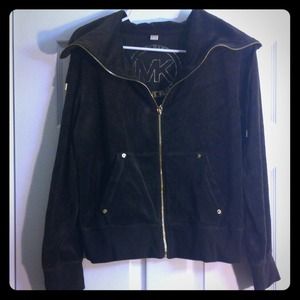 MK Brown Velour Jacket