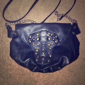 Black over the shoulder purse