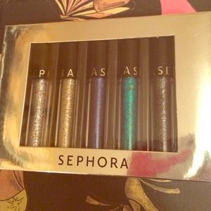 NIB Sephora mini liquid glitter liner set