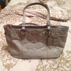 Gray Coach purse