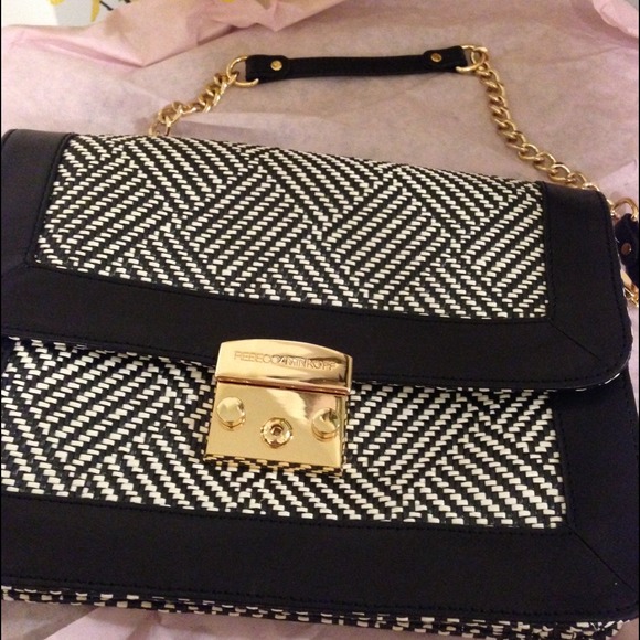 Sold!! Rebecca Minkoff herringbone pattern purse. - Picture 2 of 4
