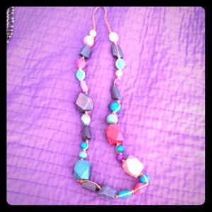 Long funky necklace