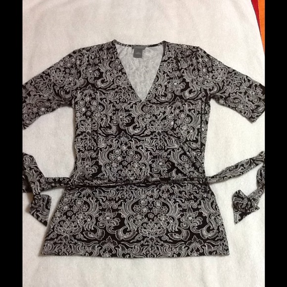 Ann taylor print top