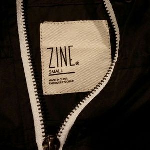 Zine by zumies black track jacket new without tags
