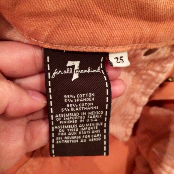 7 for all Mankind high waisted shorts - Picture 3 of 5