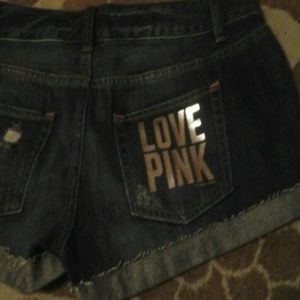NWT rare Victoria Secret denim shorts Paypal only!