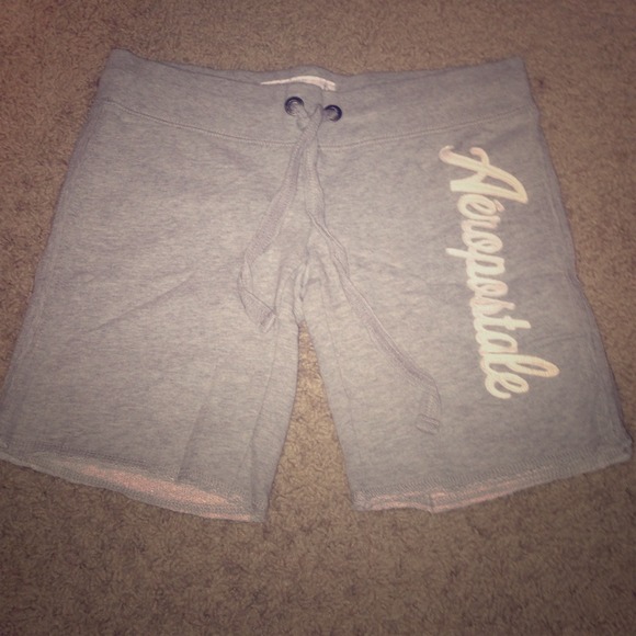 aeropostale sweat pant shorts