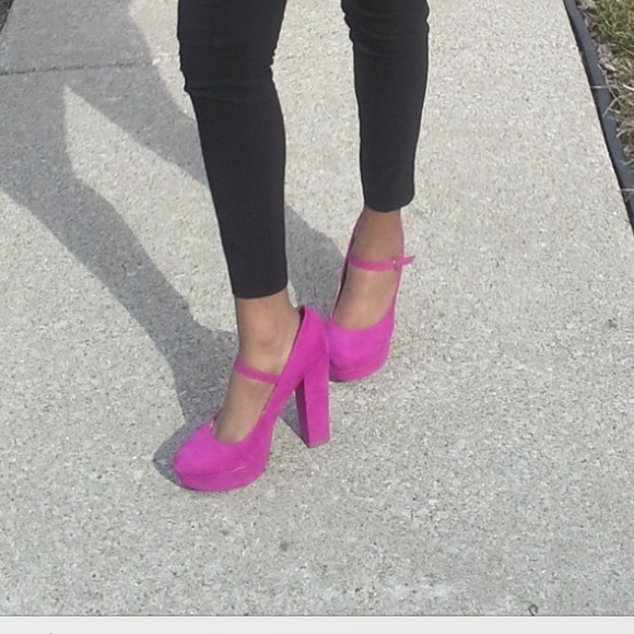 Forever 21 Shoes - Mary Jane Platform Heels