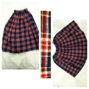 Plaid American Apparel skirt