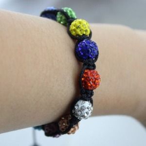 🚨Sale🚨 Multi color Shambala Beads Bracelet