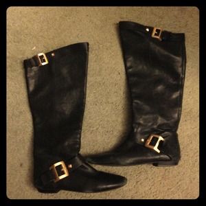 *sold in bundle*BCBGMaxazria black leather boots