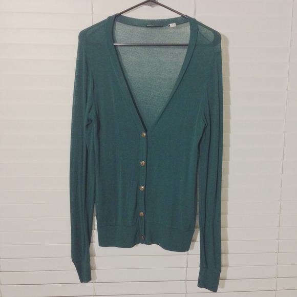 BDG Forest Green Cardigan