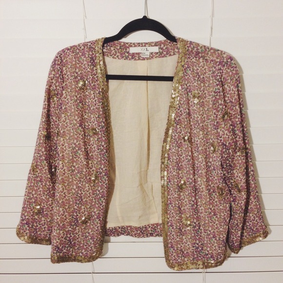 Floral Sequin Jacket
