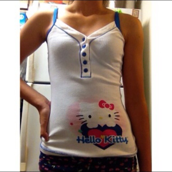 Hello Kitty Baseball Tank