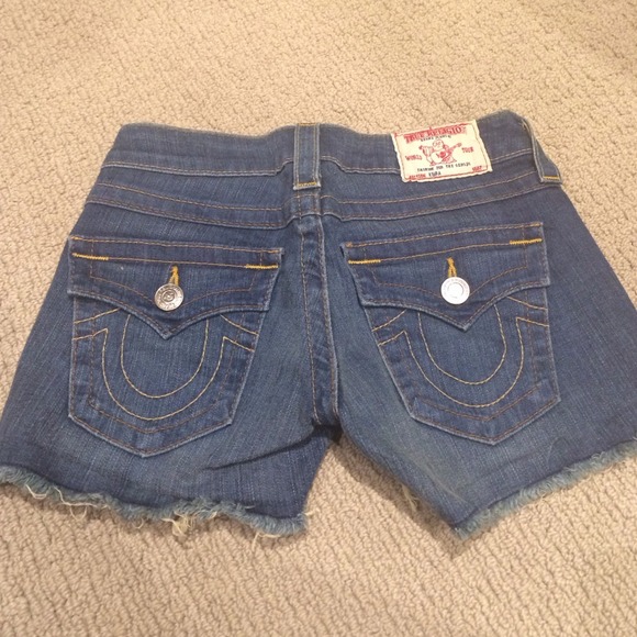 OBWO True Religion Brand Jean Shorts Size 24