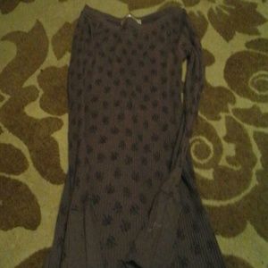 Purple floral thermal