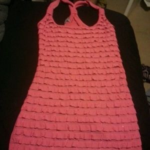 Coral tank top