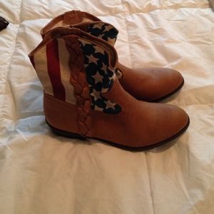 Brand new American flag cowboy boots