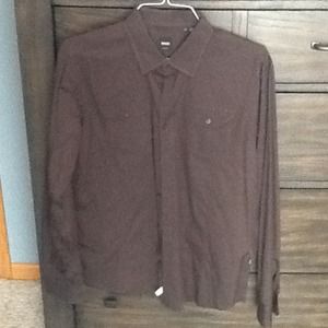 Brown Hugo boss button down