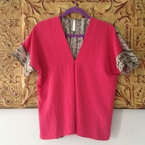 Sachin + Babi Contrast V Neck Top