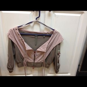 Quarter sleeve half jacket