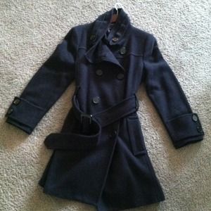 Zara : navy blue coat